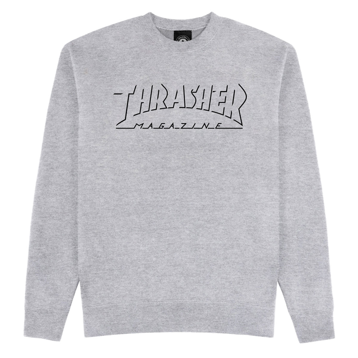 Thrasher Shadow Mag Logo Sweatshirt - Sport Grey