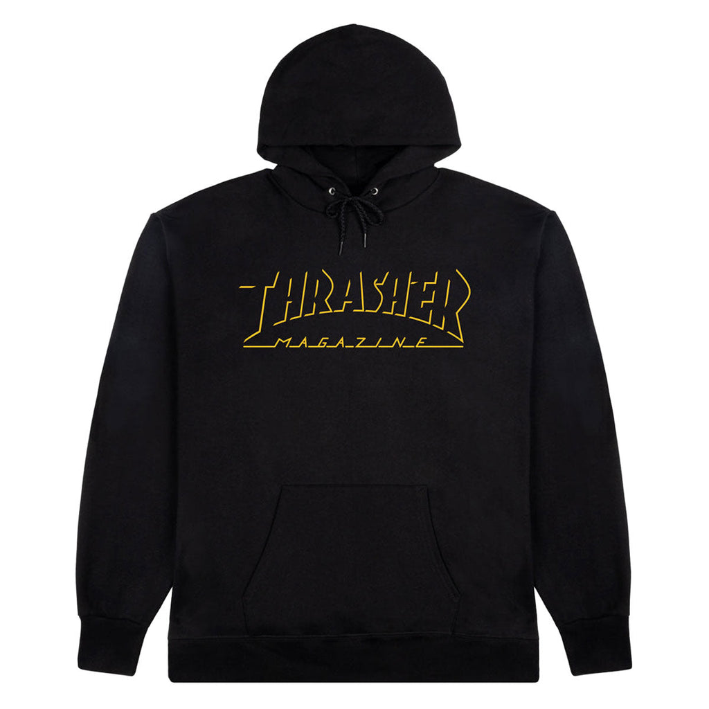 Thrasher Shadow Mag Logo Hoodie - Black