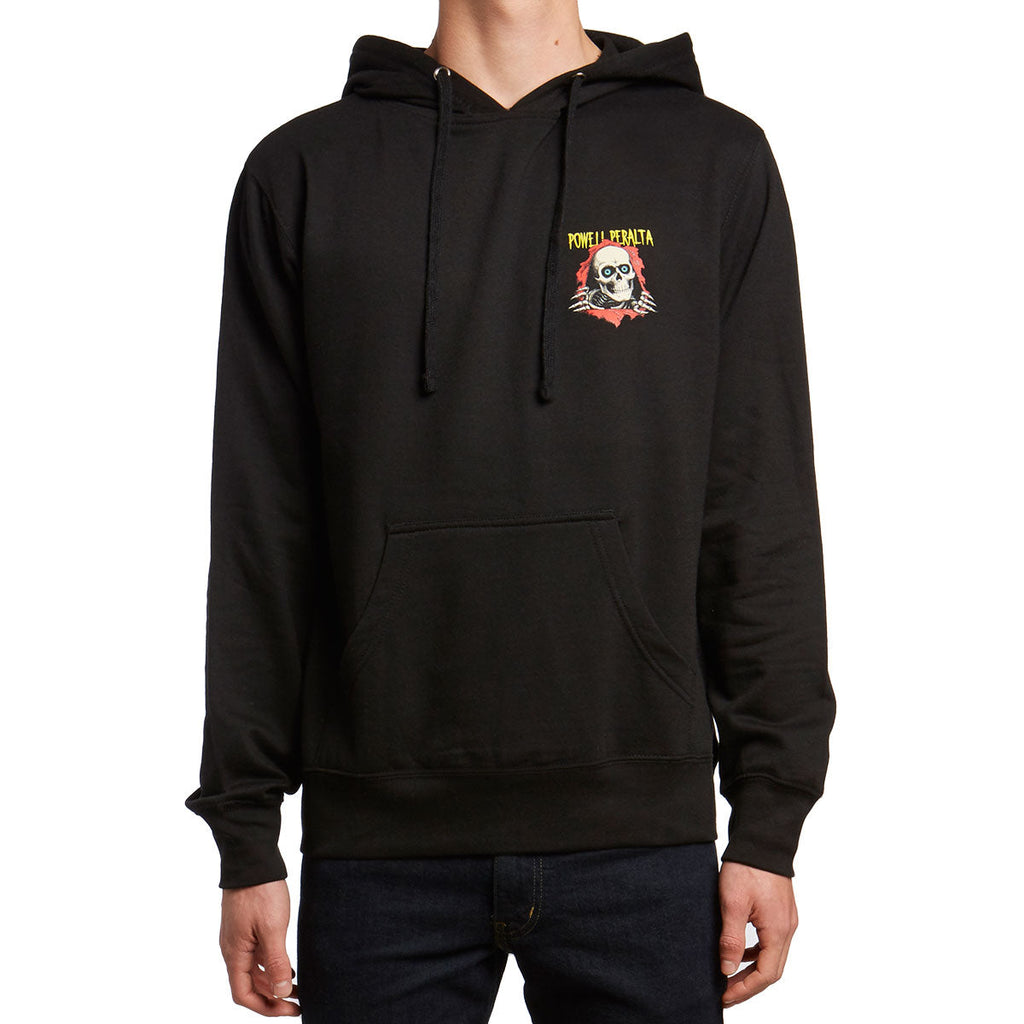 Bones Ripper Medium Weight Hoodie - Black