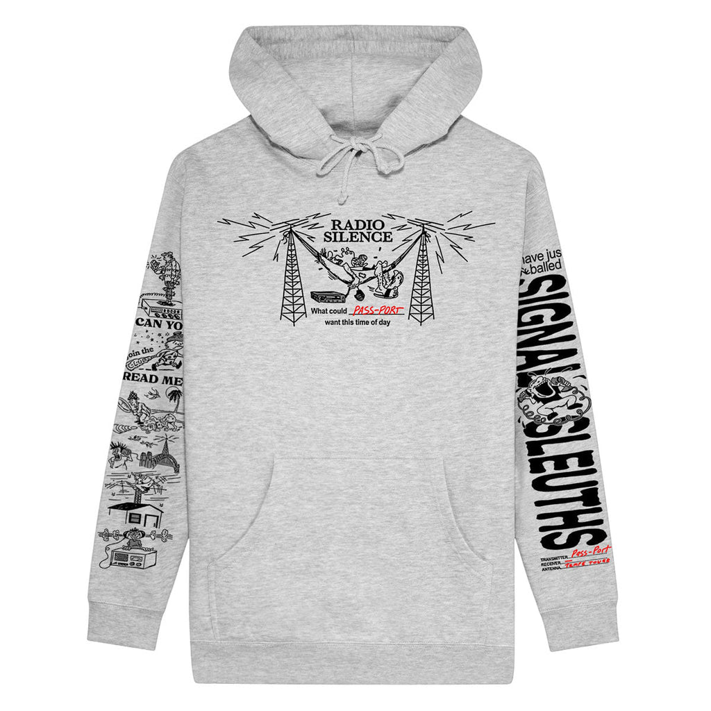 Passport Radio Silence Hoodie - Ash