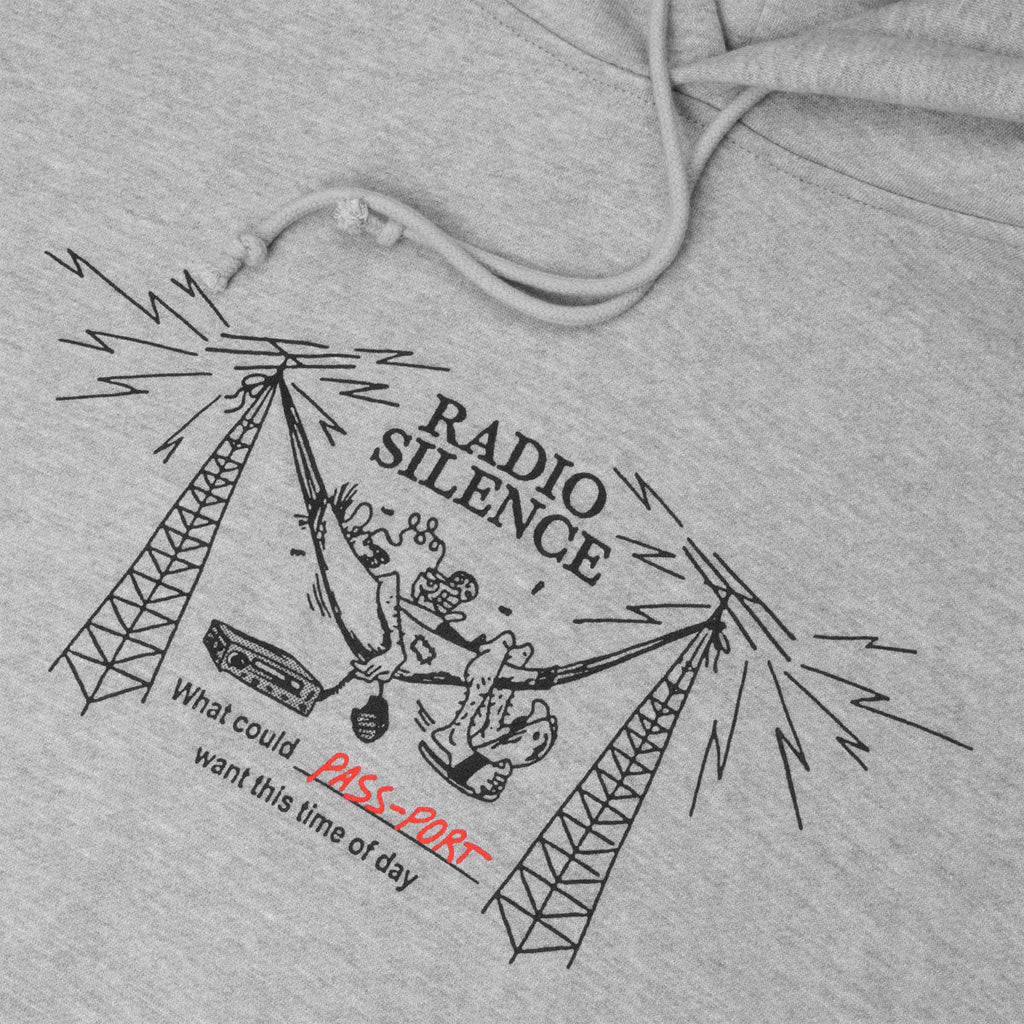 Passport Radio Silence Hoodie - Ash