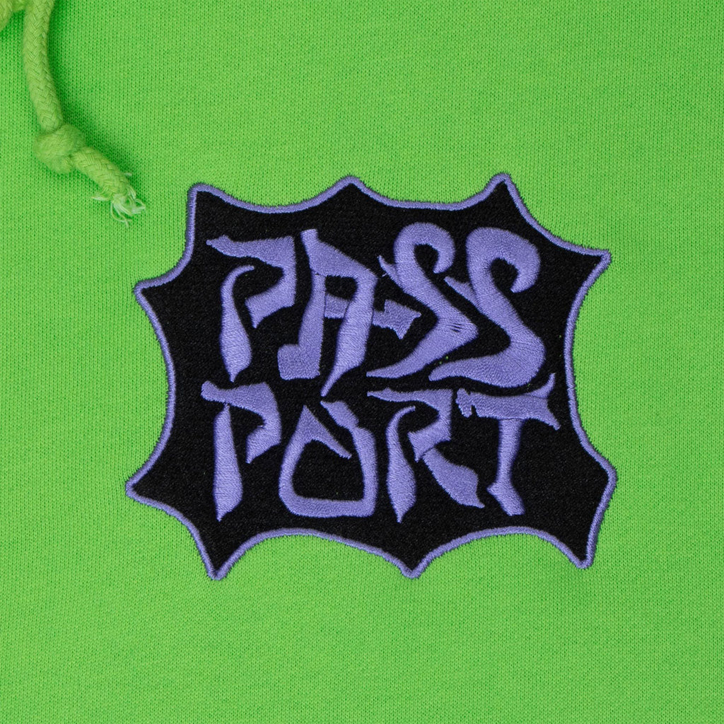 Passport Glyph Hoodie - Slime