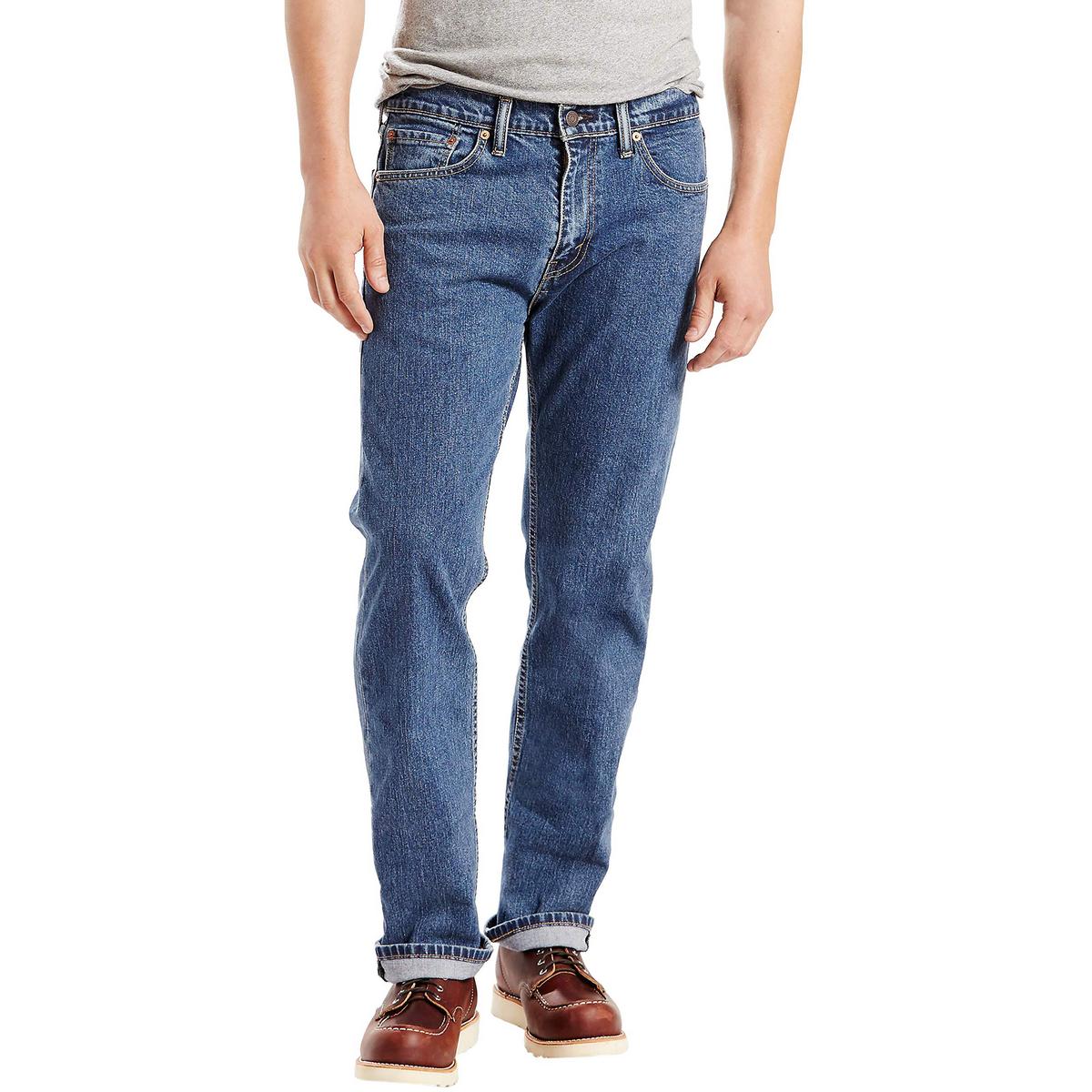 Levi Strauss & Co. Mens 505 Denim Cotton Straight Leg Jeans