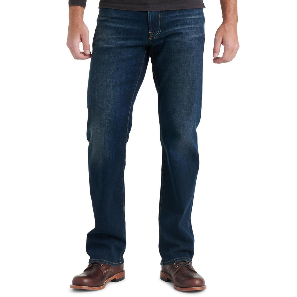 Lucky Brand Mens 181 Tencel Dark Wash Straight Leg Jeans