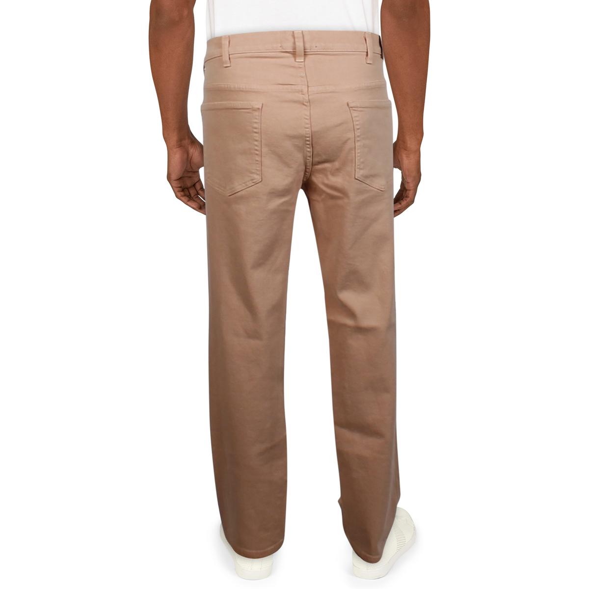 MVP Collections Mens Mid-Rise Stretch Straight Leg Jeans